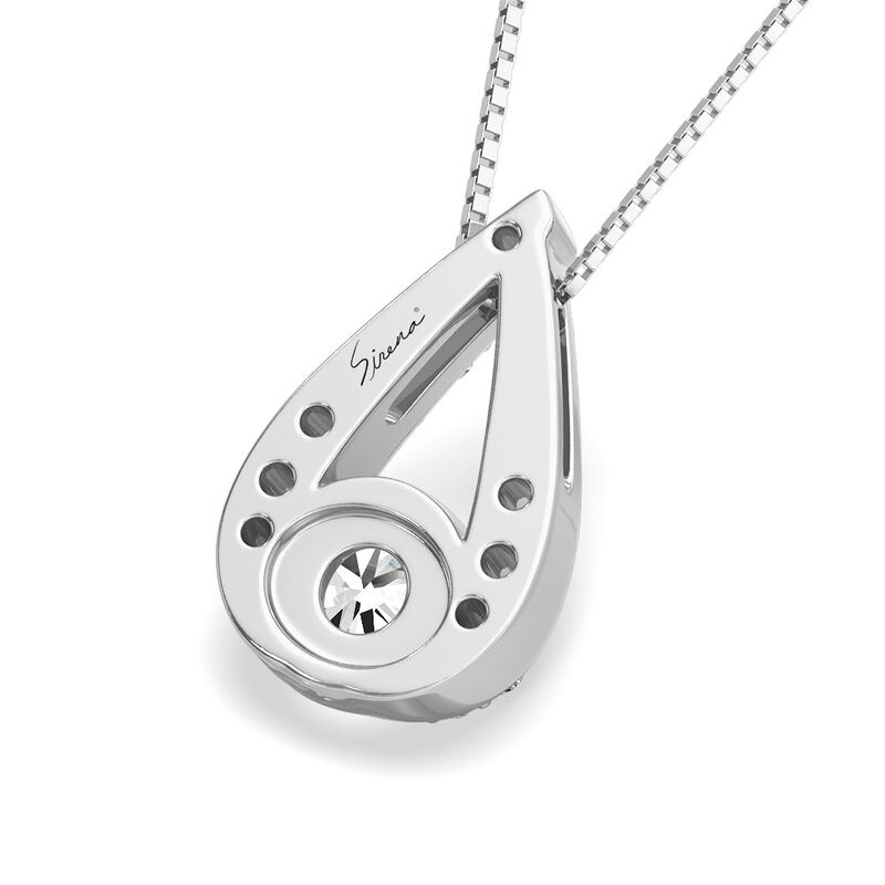 Diamond 3/8ctw. Fashion Pendant in 14k White Gold image number null